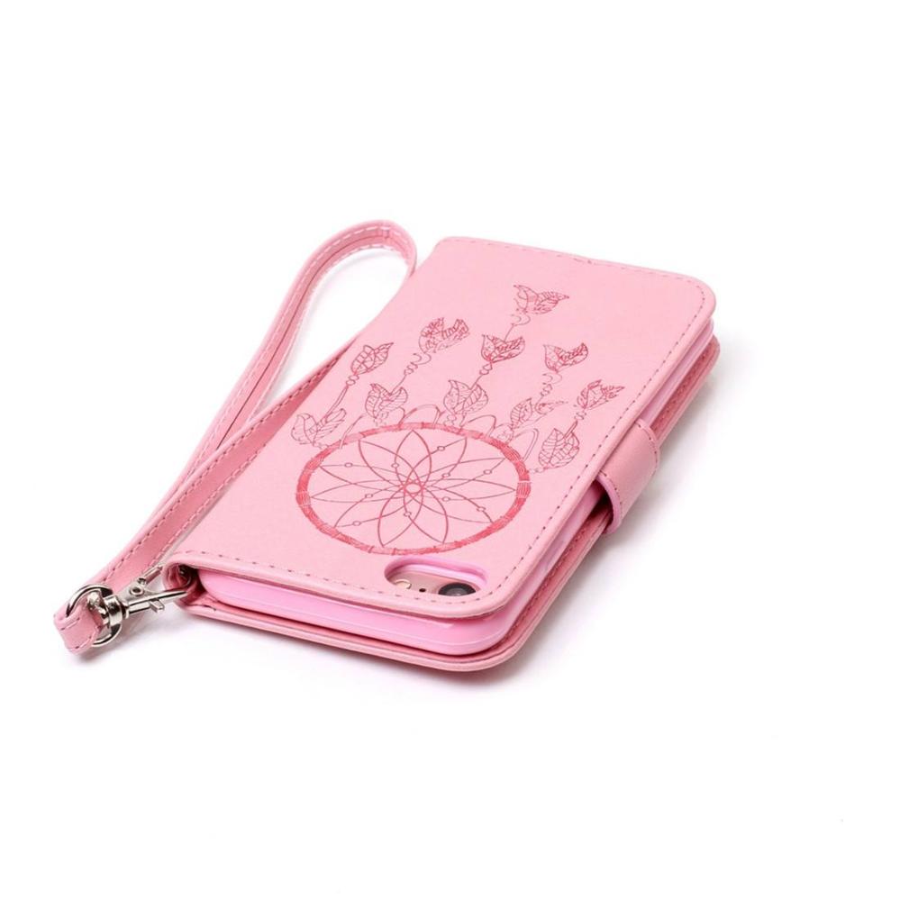 Plånboksfodral för iPhone 7 - Drömfångare Rosa