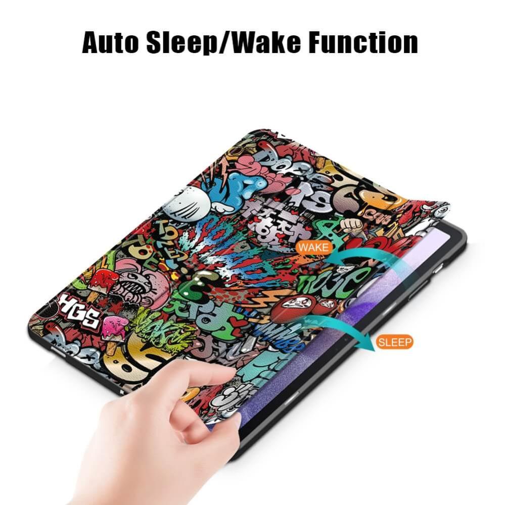 Fodral för Galaxy Tab S7 FE 12.4 Grafitti