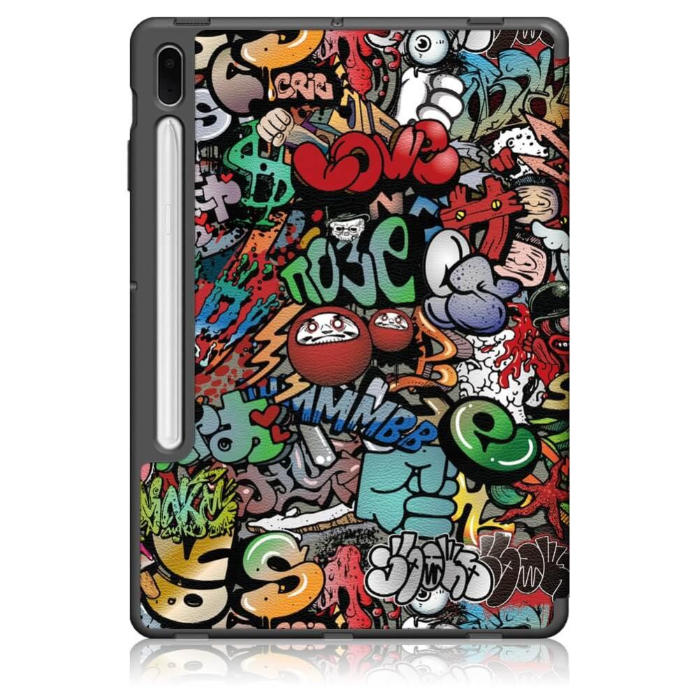 Fodral för Galaxy Tab S7 FE 12.4 Grafitti