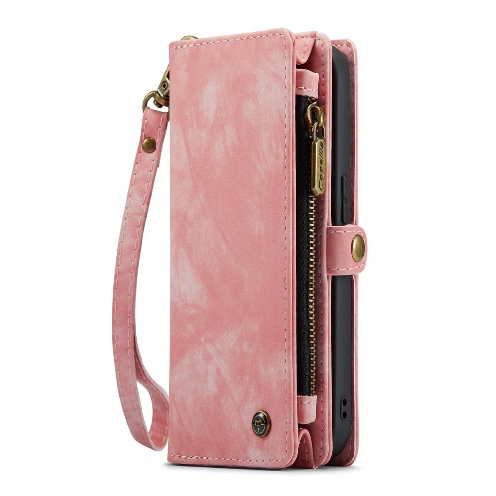 CaseMe Plånboksfodral med magnetskal för iPhone 13 Rosa