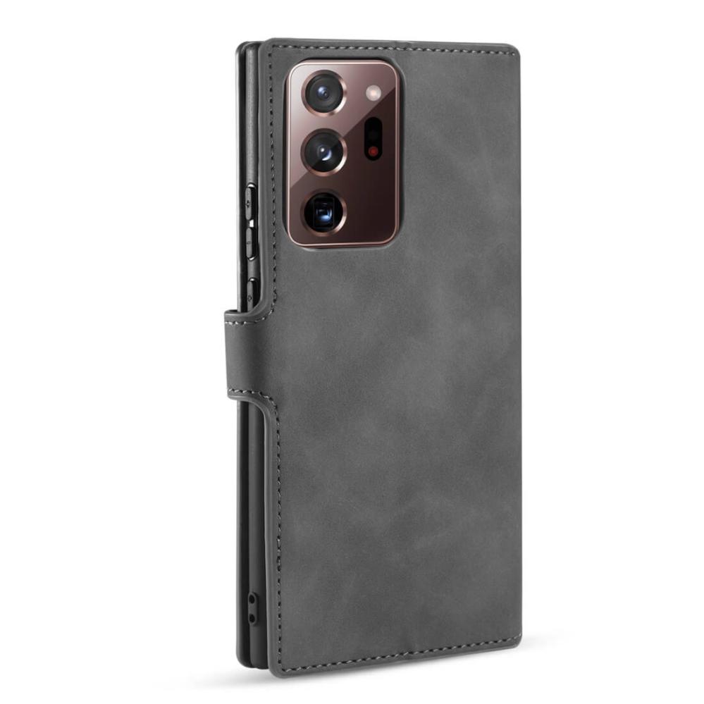 DG.MING Plånboksfodral för Galaxy Note 20 Ultra Grå