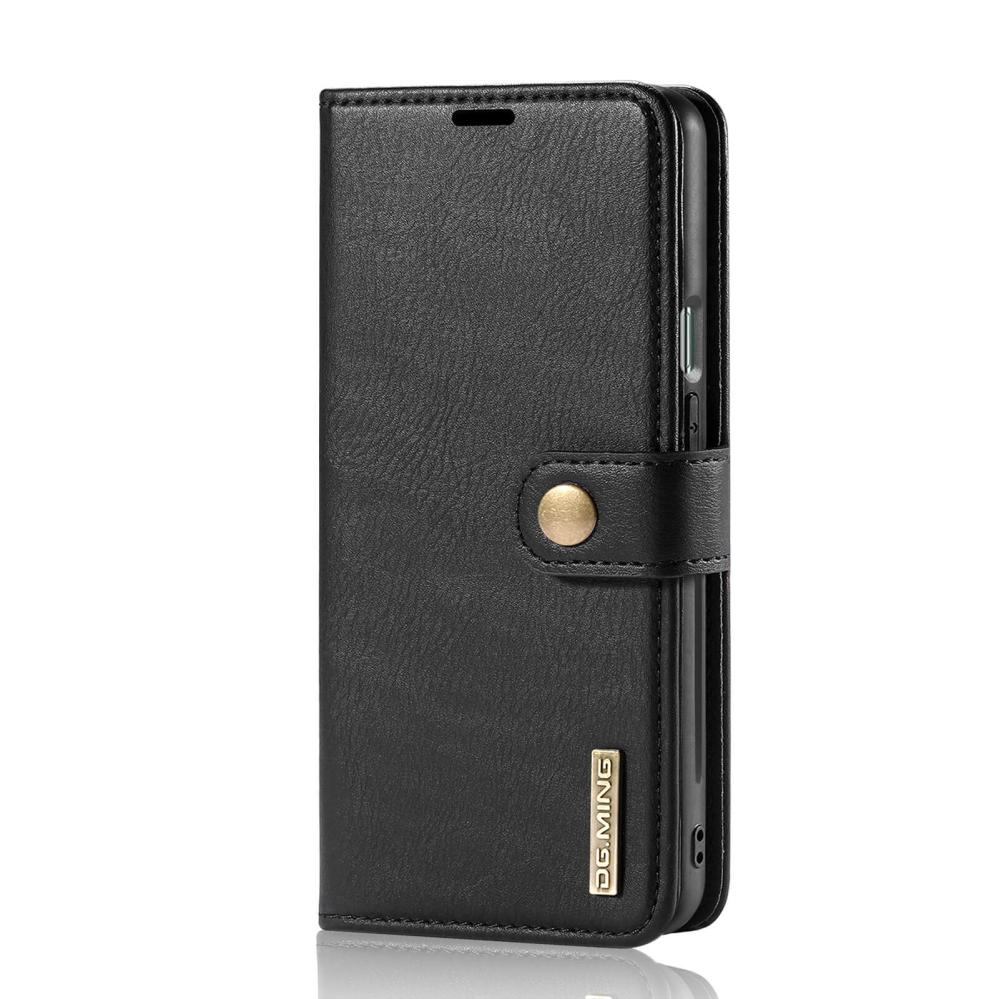 DG.MING Plånboksfodral med magnetskal för OnePlus 9 Pro Svart