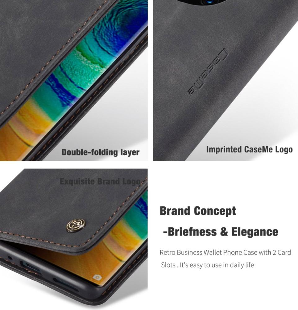 CaseMe Plånboksfodral med kortplats för Huawei Mate 30 Pro