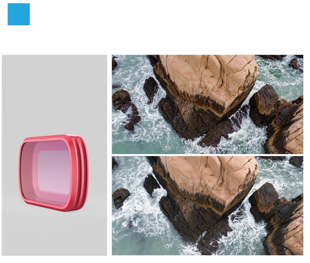  PGYTECH NDPL 4 stycken PRO-Filter för OSMO Pocket NDPL8, NDPL16, NDPL32, NDPL64
