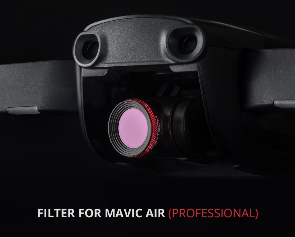 PGYTECH 6i1 Filter Pro för Mavic Air: UV, CPL, ND4, ND8, ND16, ND32