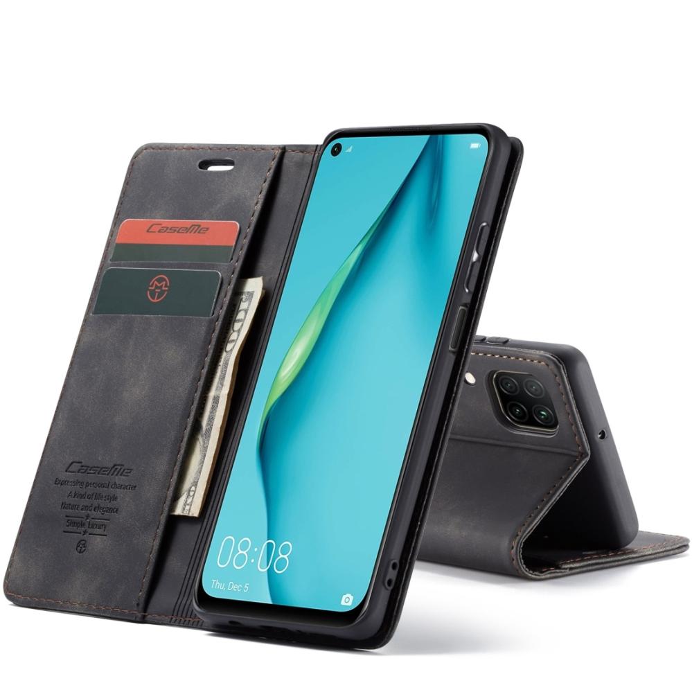 CaseMe Plånboksfodral för Huawei P40 Lite Svart