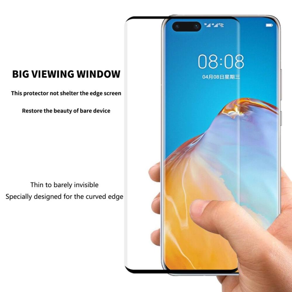 Skärmskydd heltäckande för Huawei P40 Pro av härdat glas