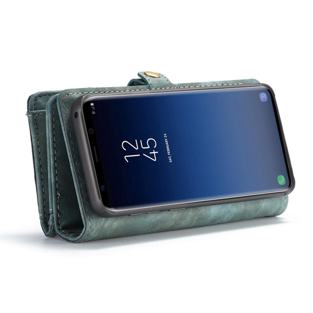 CaseMe Plånboksfodral med magnetskal för Galaxy S9 Grön