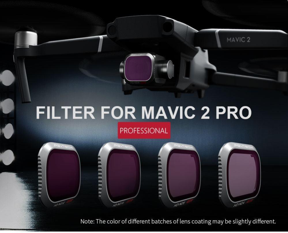 PGYTECH PRO-paket ND för Mavic 2 Pro: ND8 ND16 ND32 ND64
