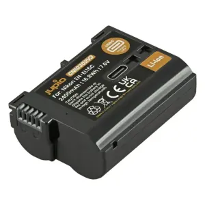  Jupio kamerabatteri 2400mAh för Nikon EN-EL15C USB-C input