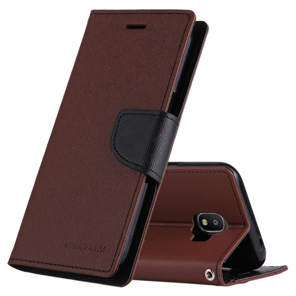 GOOSPERY För Galaxy J2 Pro (2018) - Plånboksfodral med kortplatser av PU-läder