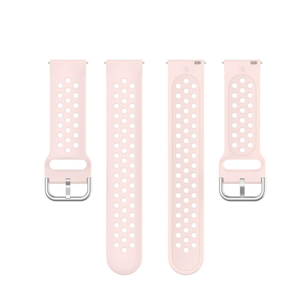 Silikonarmband för Smartwatch Rosa 22mm Universal modell