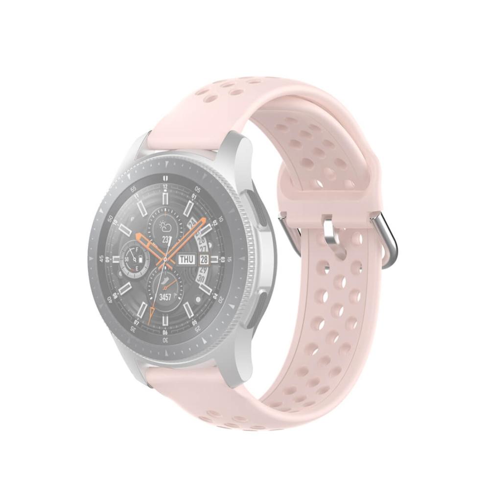 Silikonarmband för Smartwatch Rosa 22mm Universal modell
