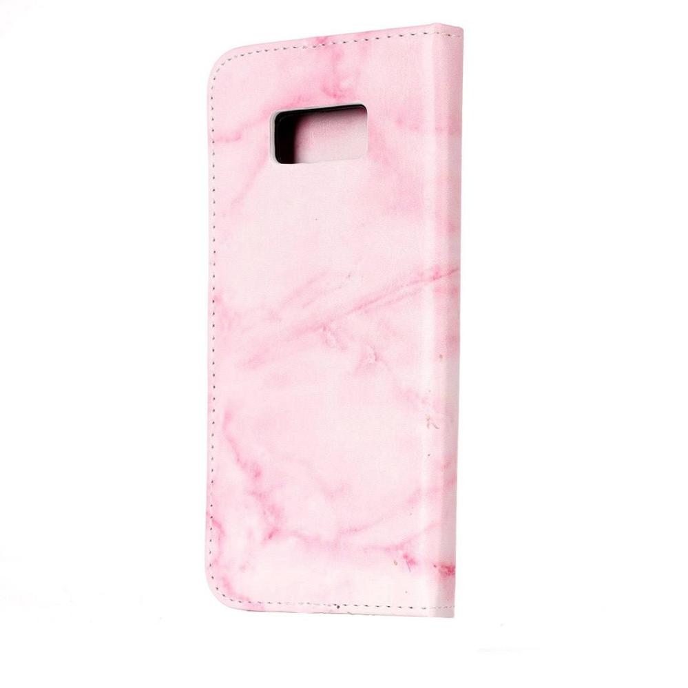 Plånboksfodral för Samsung Galaxy S8 - Rosa marmor