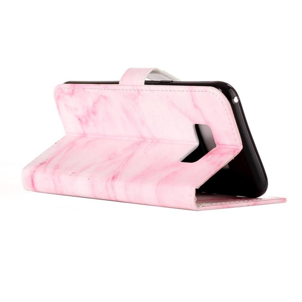 Plånboksfodral för Samsung Galaxy S8 - Rosa marmor