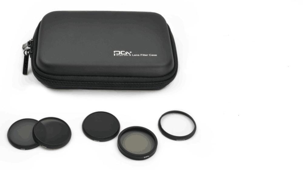  PGYTECH Filter-Kit (5 i 1) ND4, ND8, ND16, CPL, UV för DJI Inspire 1 / Osmo X3
