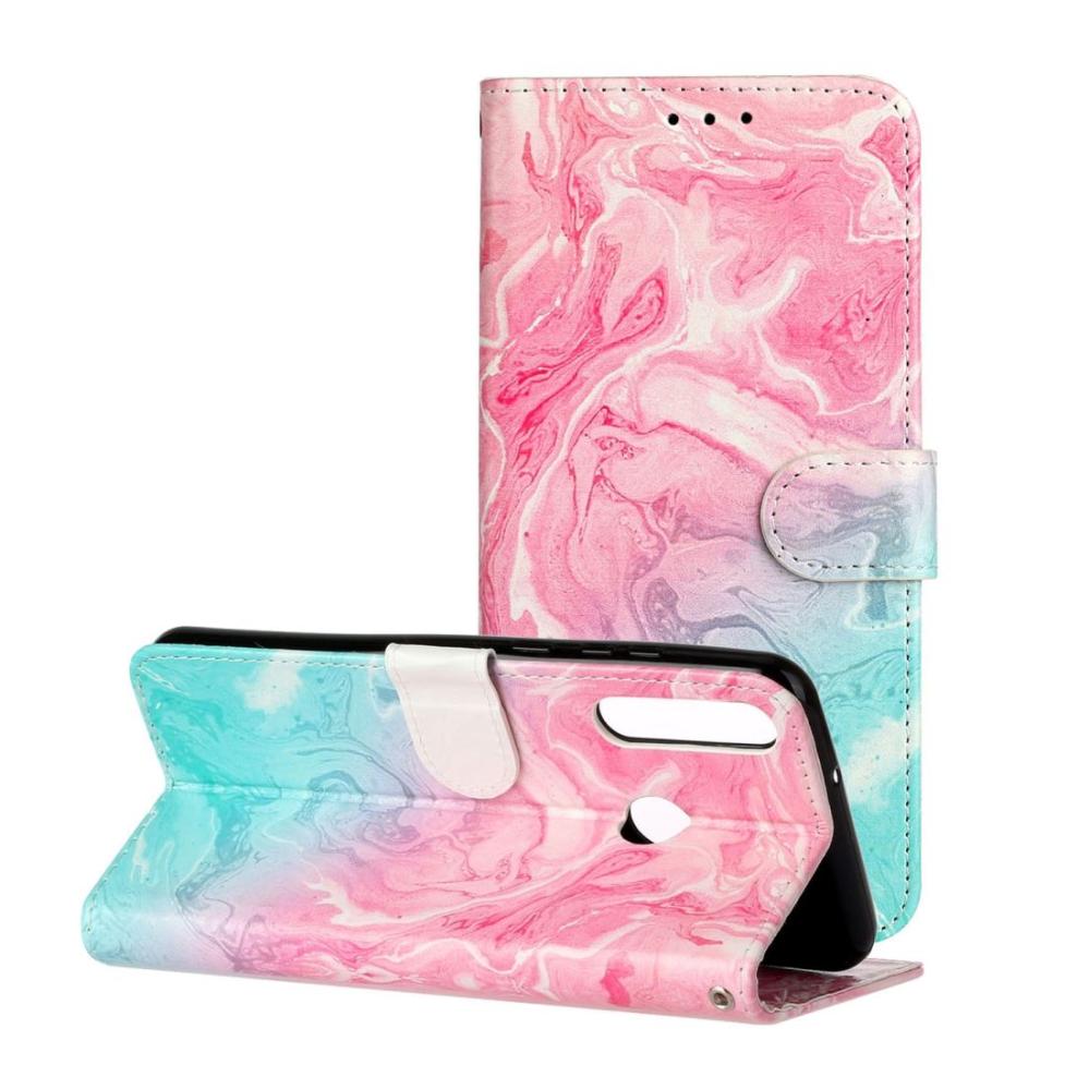 Plånboksfodral för Huawei Y6p - Marmor
