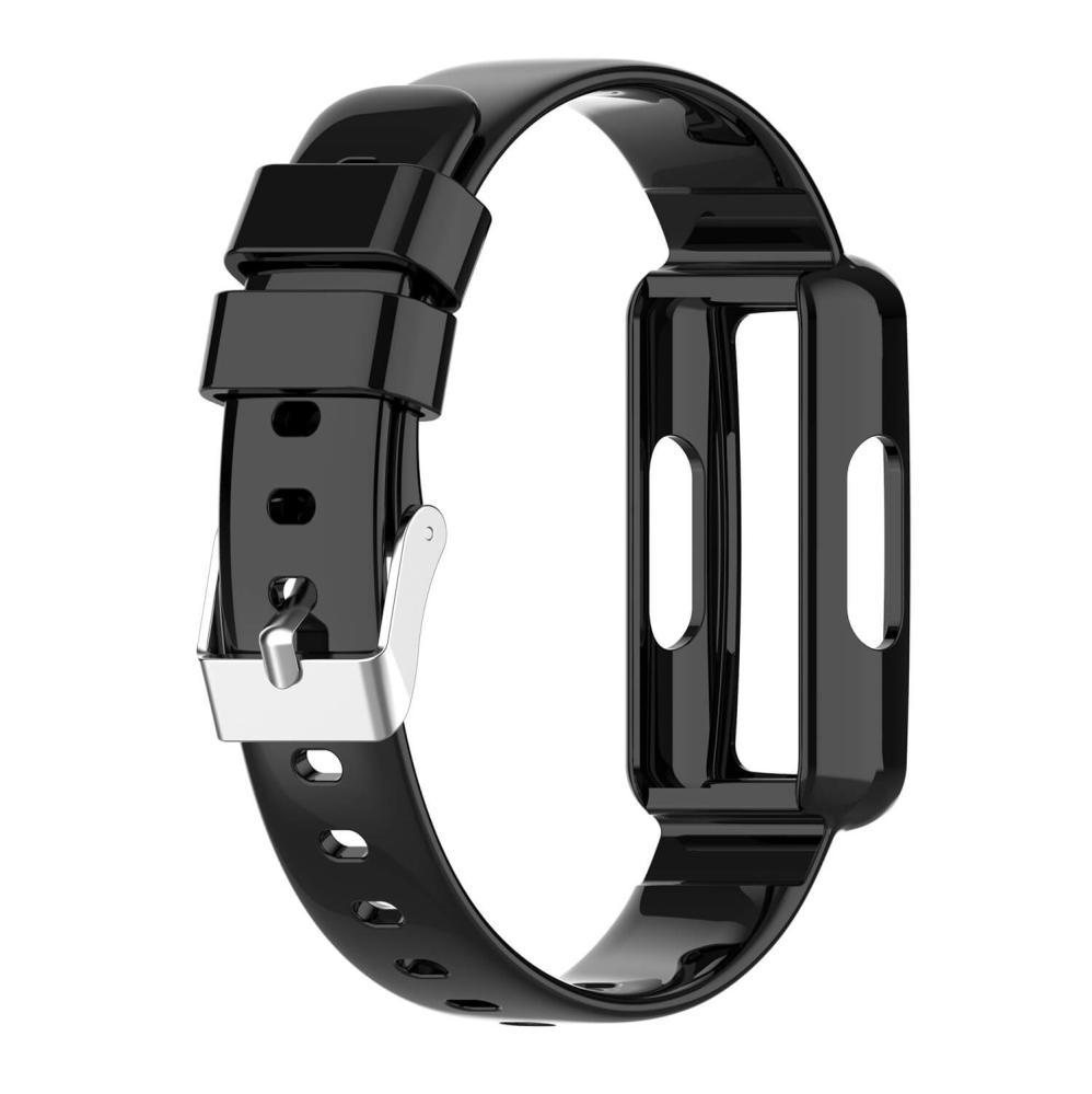 Silikonarmband svart för Fitbit Ace 2/3 Luxe Inspiere 1/2
