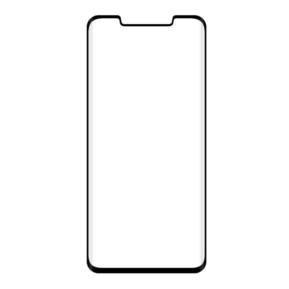 Skärmskydd med Svart ram för Huawei Mate 20 Pro av härdat glas
