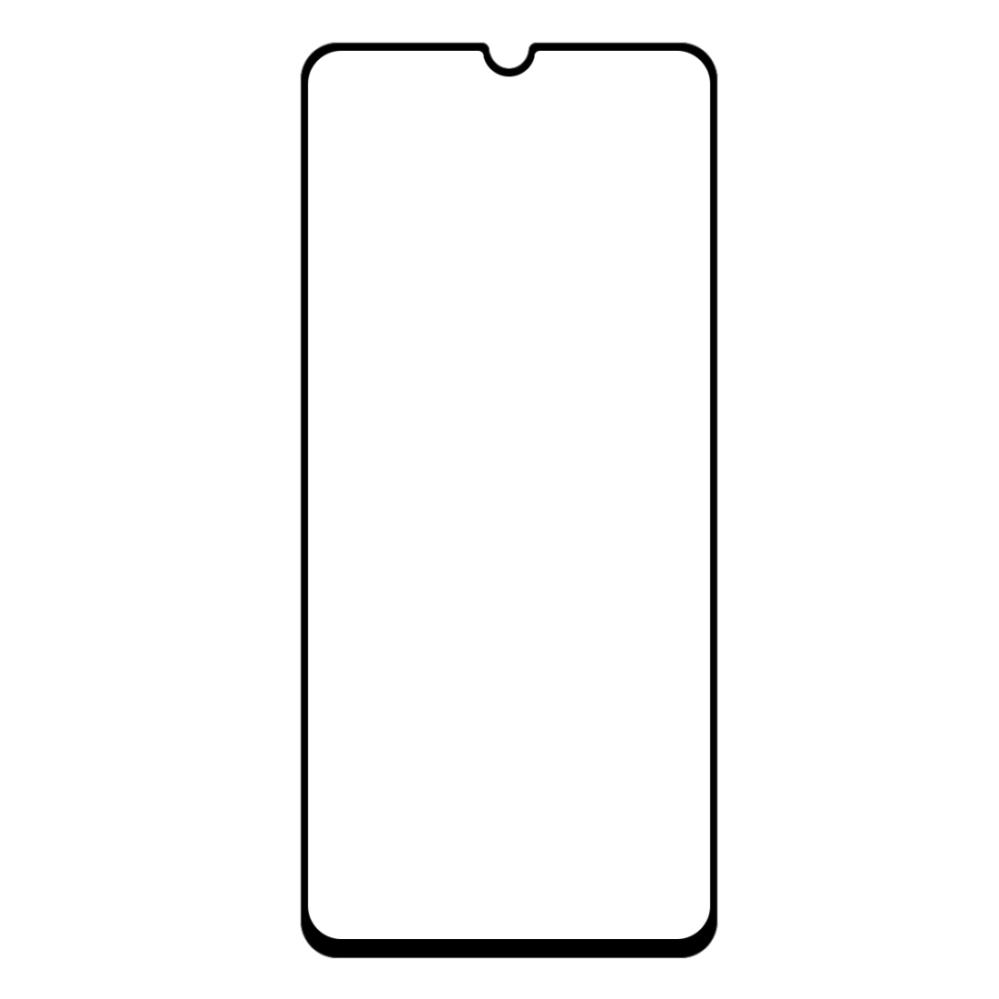 Skärmskydd med Svart ram för Samsung Galaxy A40 av härdat glas
