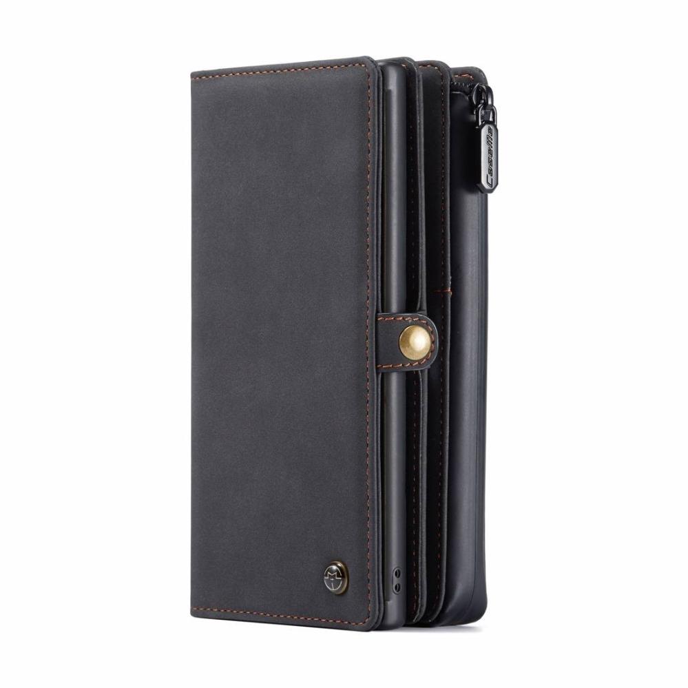 CaseMe Plånboksfodral med magnetskal för Samsung Galaxy Note 10 Svart