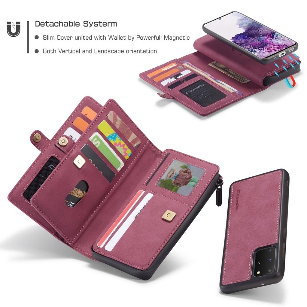 CaseMe Plånboksfodral med magnetskal för Samsung Galaxy S20 Plus