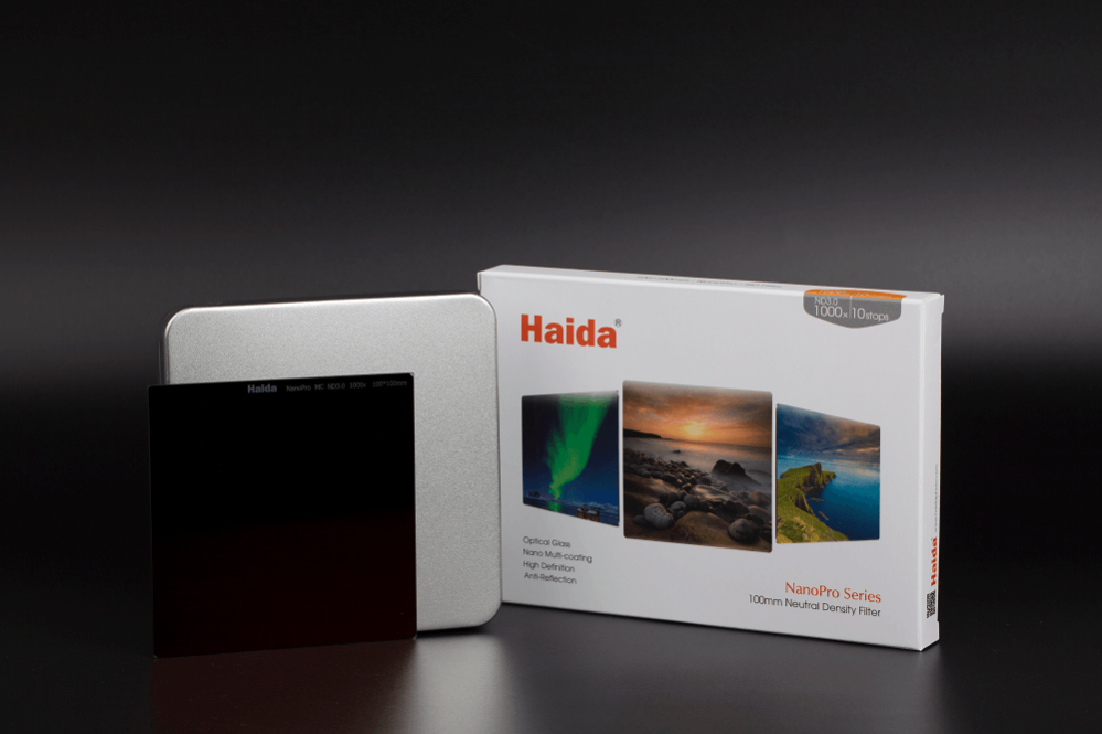 Haida ND-filter med NanoPro-coating optiskt glas (100x100mm)