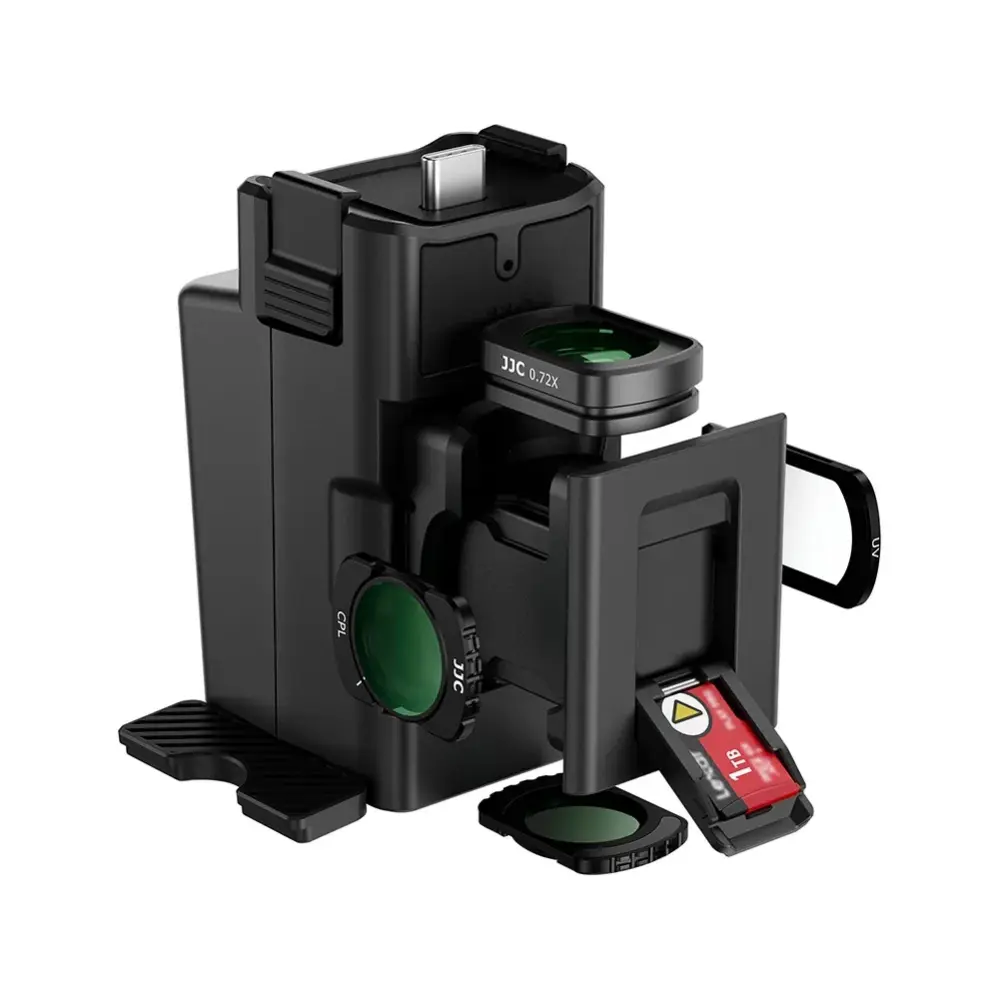  JJC ET-P4 multifunktionshandtag för DJI Osmo Pocket 4 & 3 från Kamda – snabb leverans och trygg e-handel