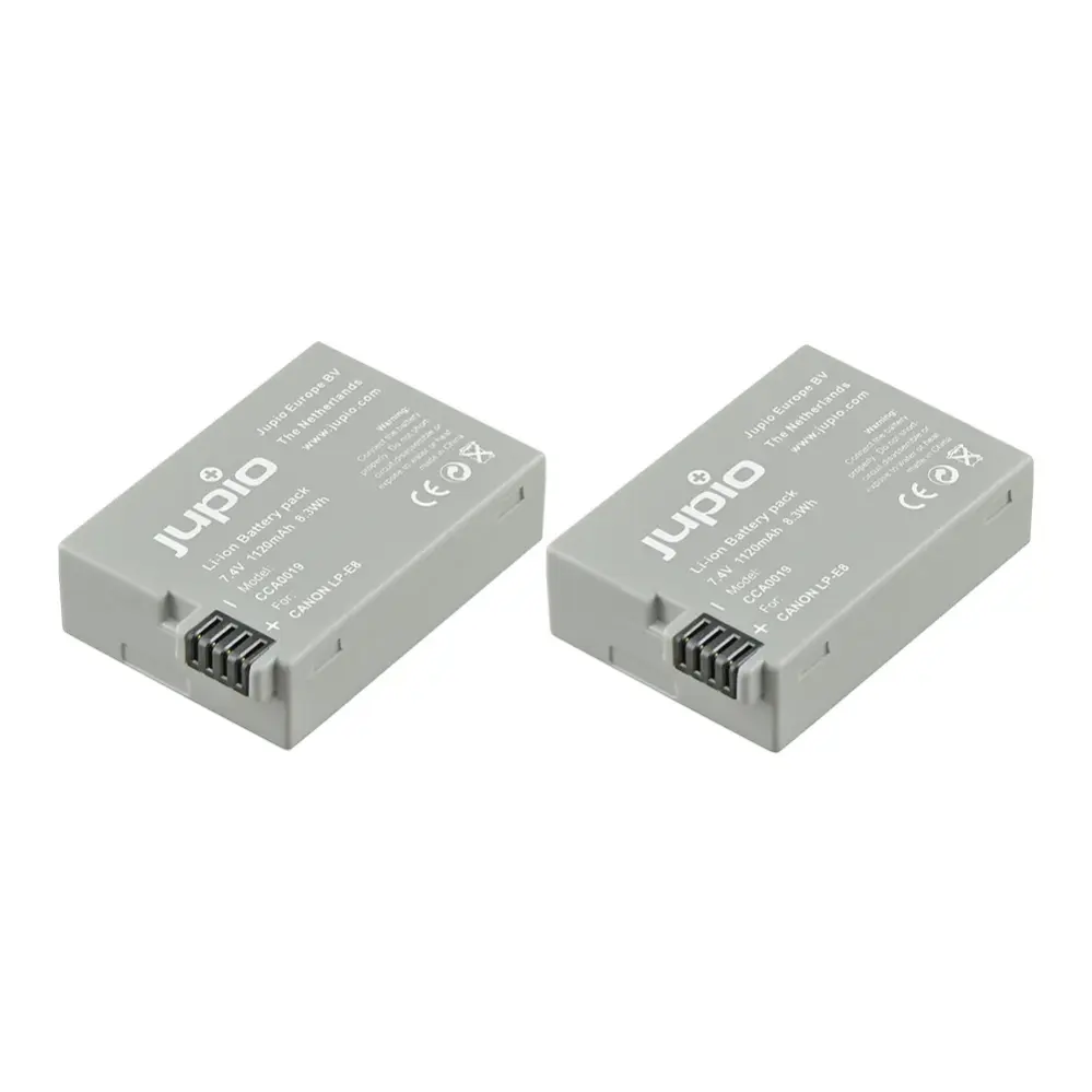  Jupio Batteripaket ersätter Canon LP-E8 från Kamda – snabb leverans och trygg e-handel