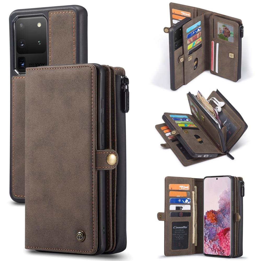 CaseMe Plånboksfodral med magnetskal för Samsung Galaxy S20 Ultra