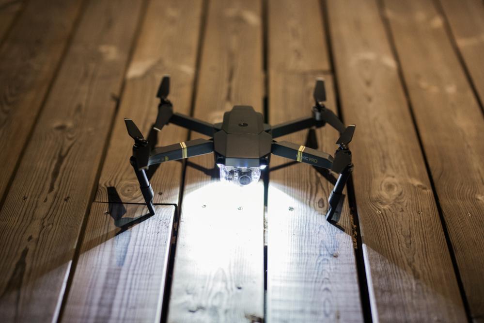  PGYTECH Landställsben med 2st LED-lampor för DJI Mavic Pro