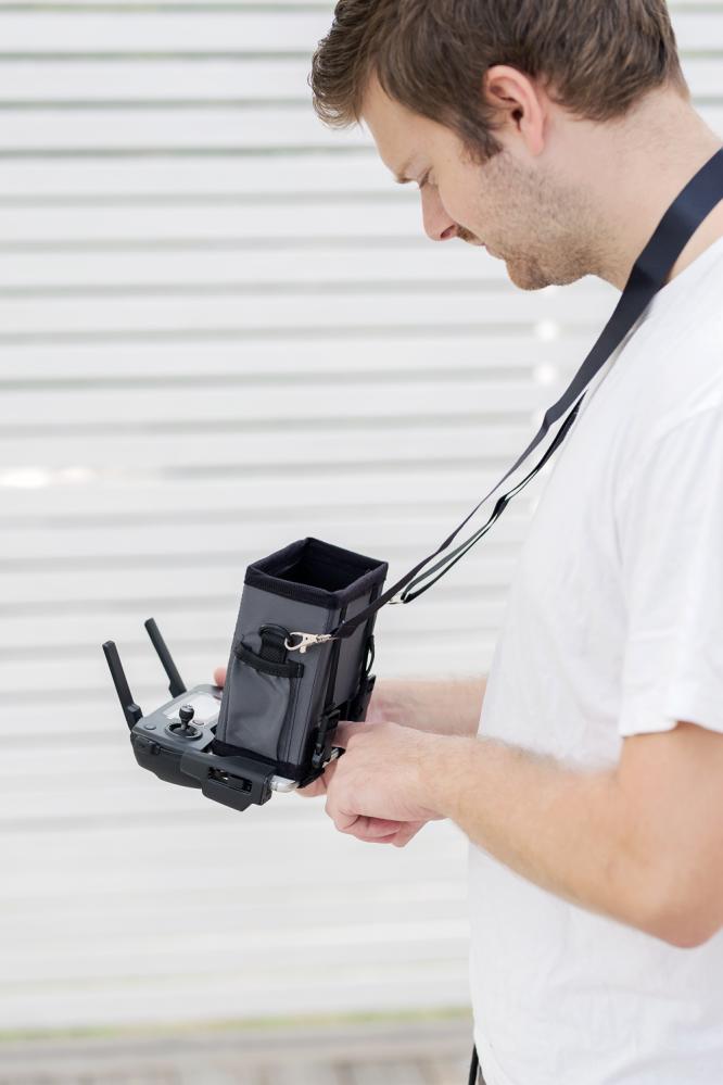 Solskydd smartphone 4,7 tum med halsrem för DJI Spark/Air/Mavic Pro