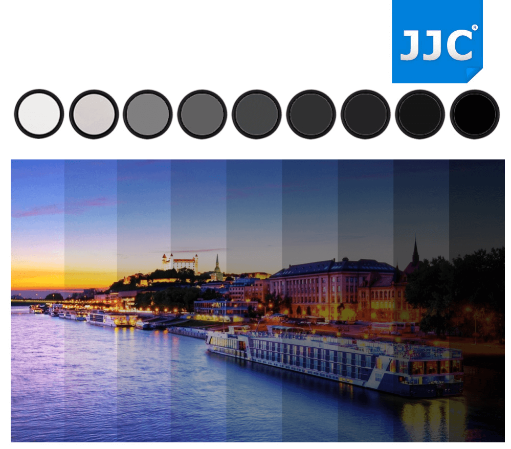  JJC Variabelt ND-filter ND2-ND400 med Multicoating