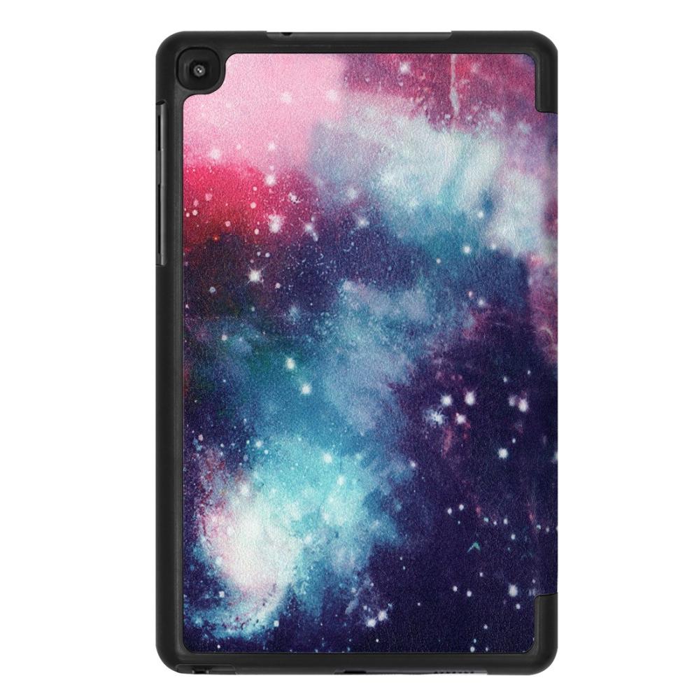 Fodral för Galaxy Tab A 8.0 (2019) P205 / P200 med rymdmönster