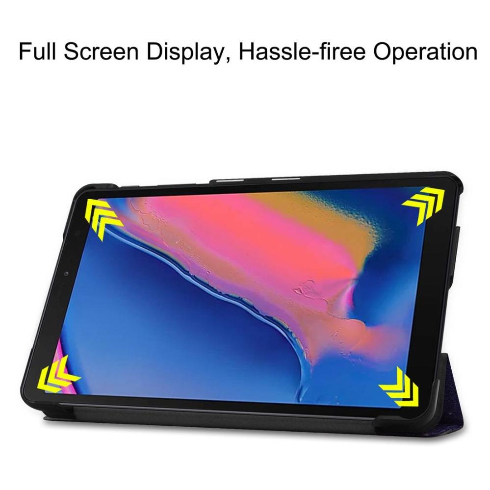 Fodral för Galaxy Tab A 8.0 (2019) P205 / P200 med rymdmönster
