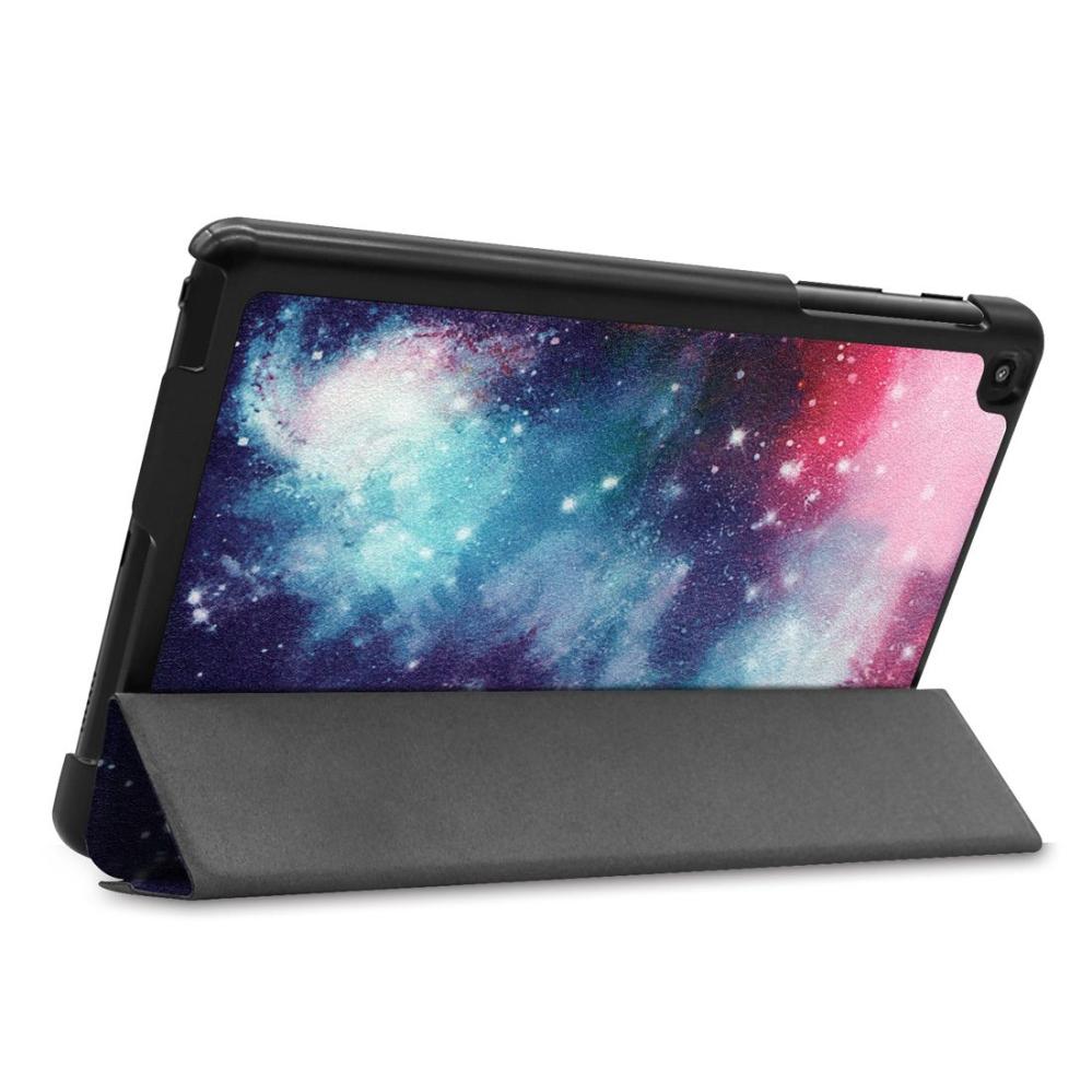 Fodral för Galaxy Tab A 8.0 (2019) P205 / P200 med rymdmönster