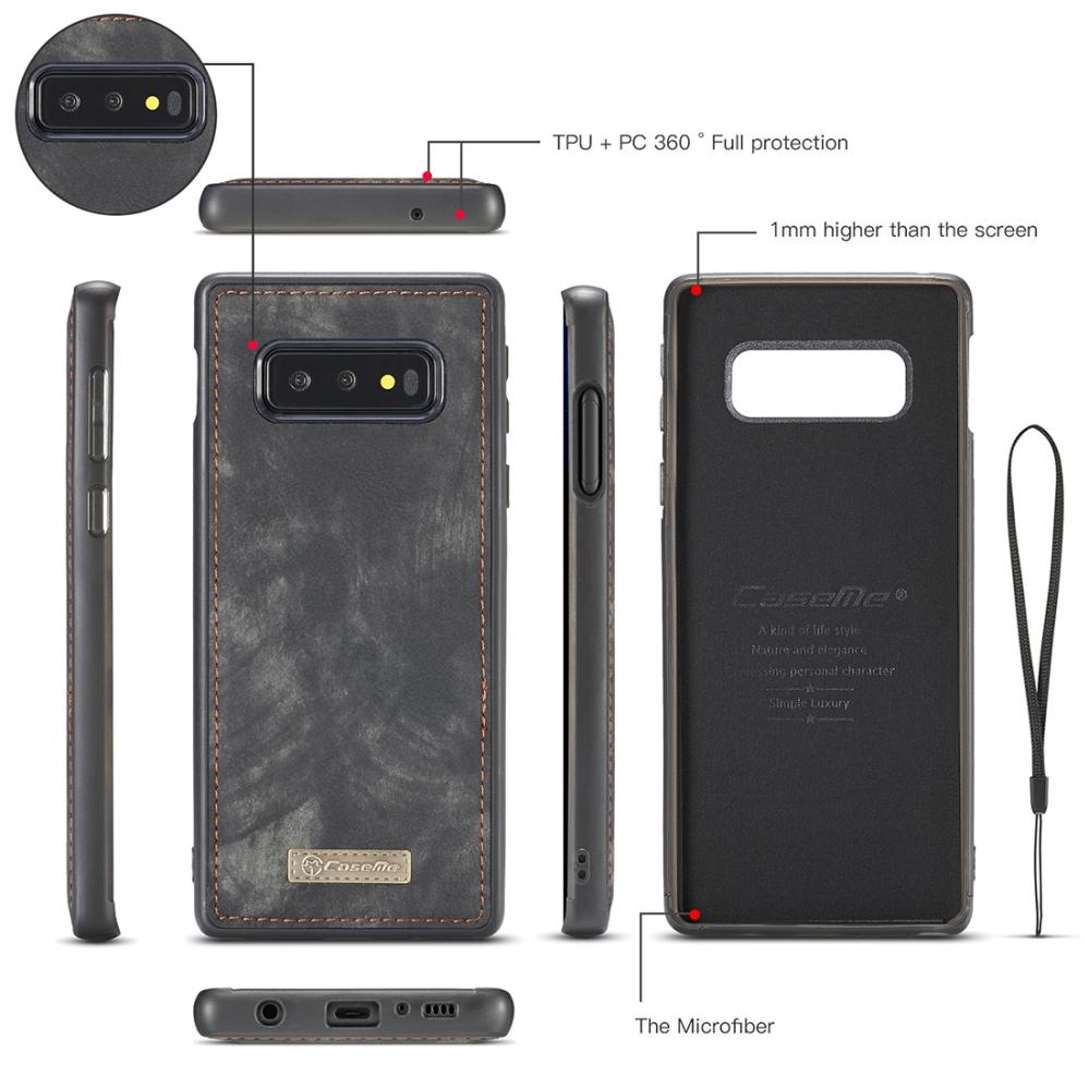 CaseMe Plånboksfodral med magnetskal för Galaxy S10e