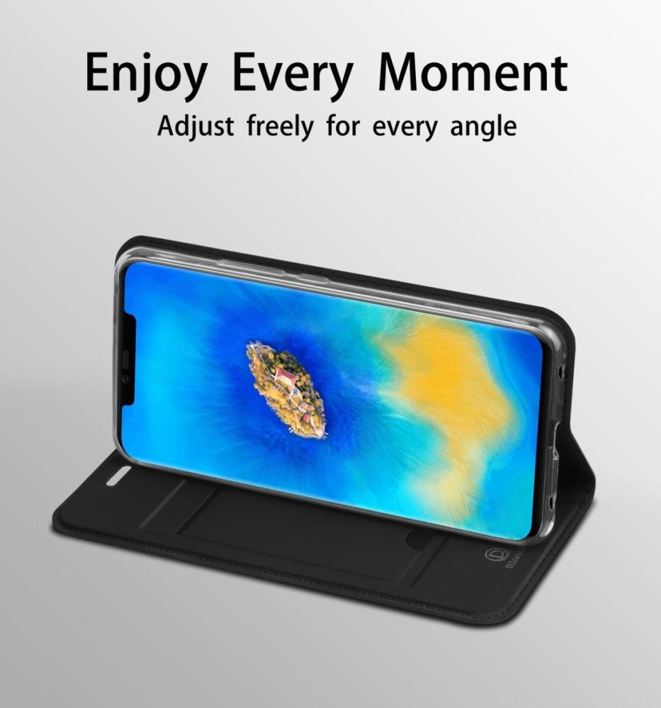 Plånboksfodral för Huawei Mate 20 Pro Svart - DZGOGO
