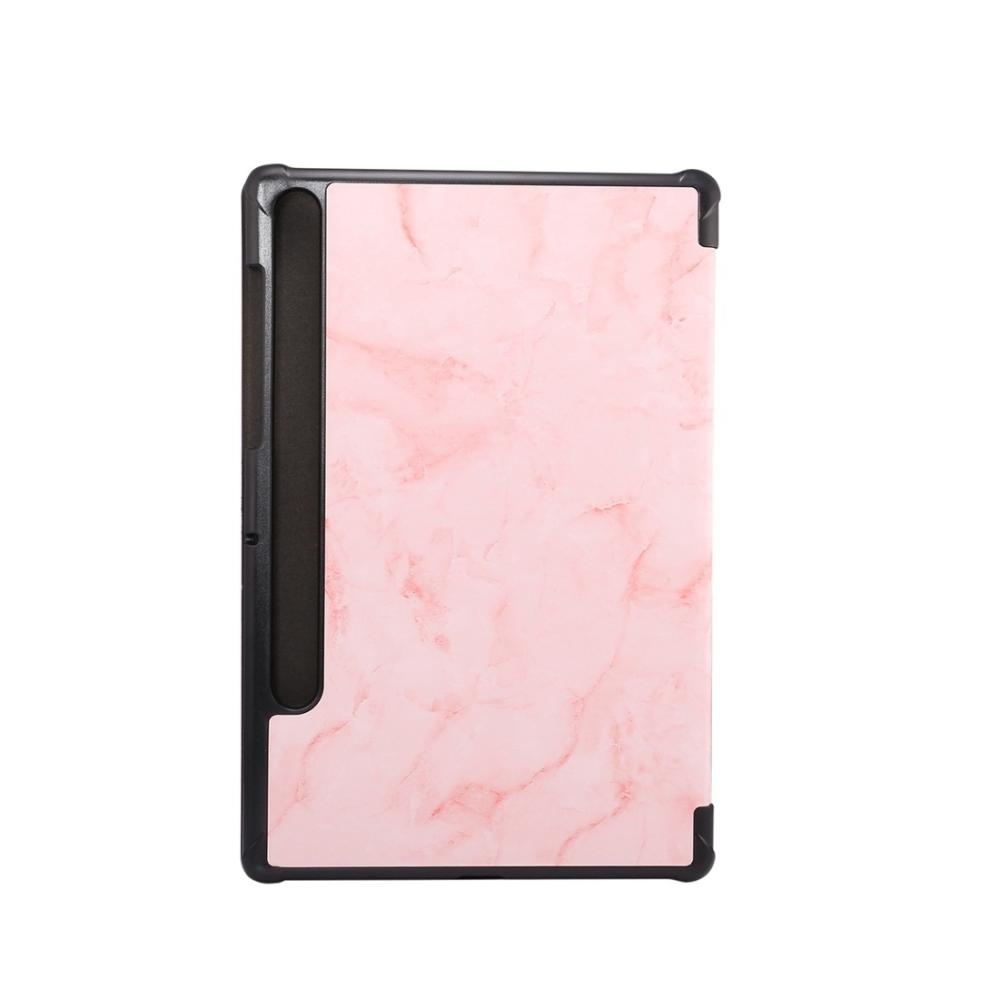 Fodral för Galaxy Tab S6 T860 med rosa marmormönster