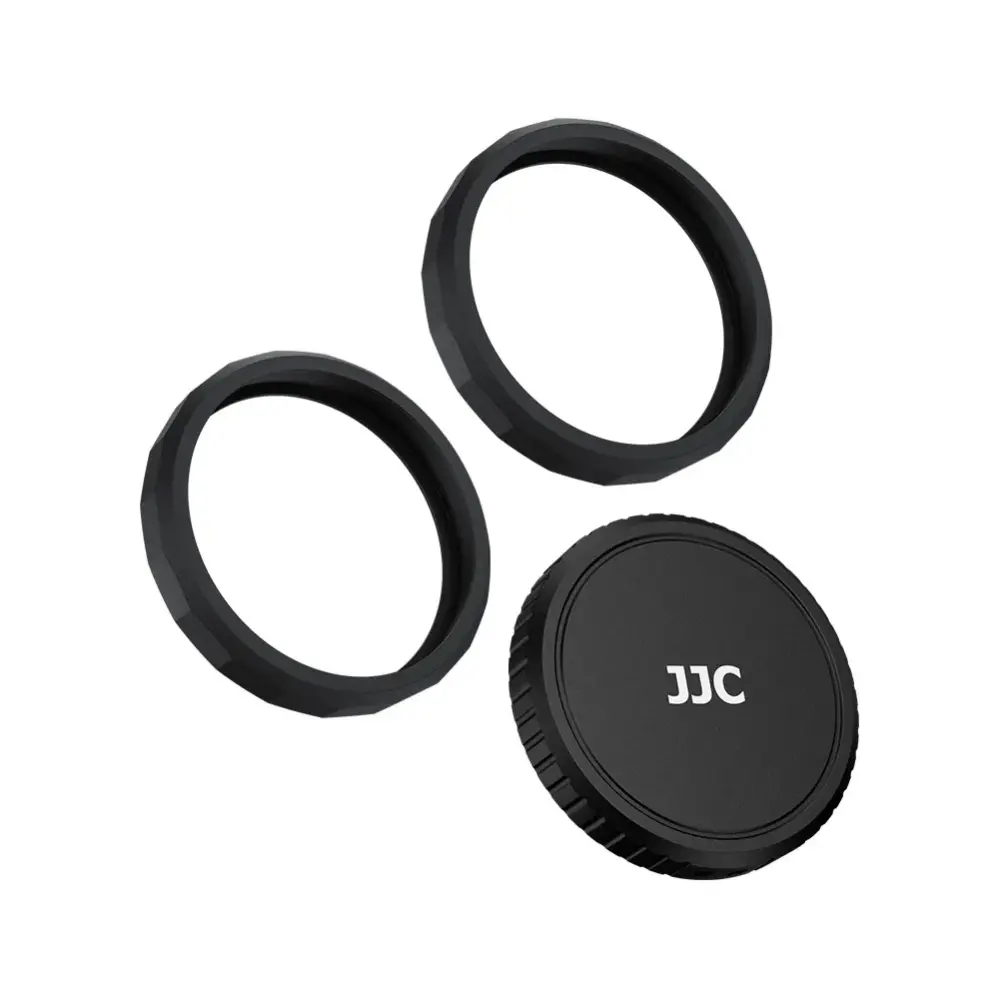  JJC LRR-OA6K2 linsskyddsring i silikon och objektivlock för DJI Osmo Action 6 från Kamda – snabb leverans och trygg e-handel