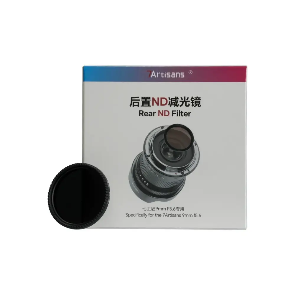  7Artisans ND1000 bakre filter för 9mm f/5.6 objektiv från Kamda – snabb leverans och trygg e-handel