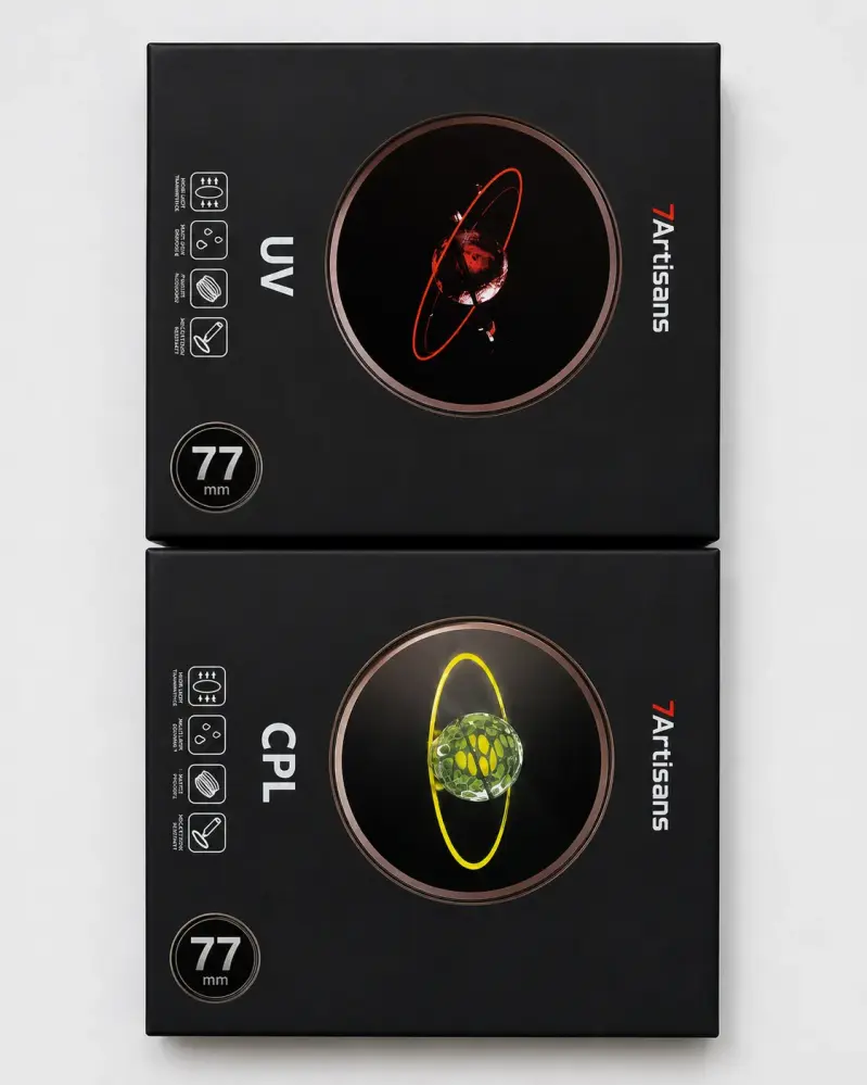  7Artisans 77mm UV och CPL-filter från Kamda – snabb leverans och trygg e-handel