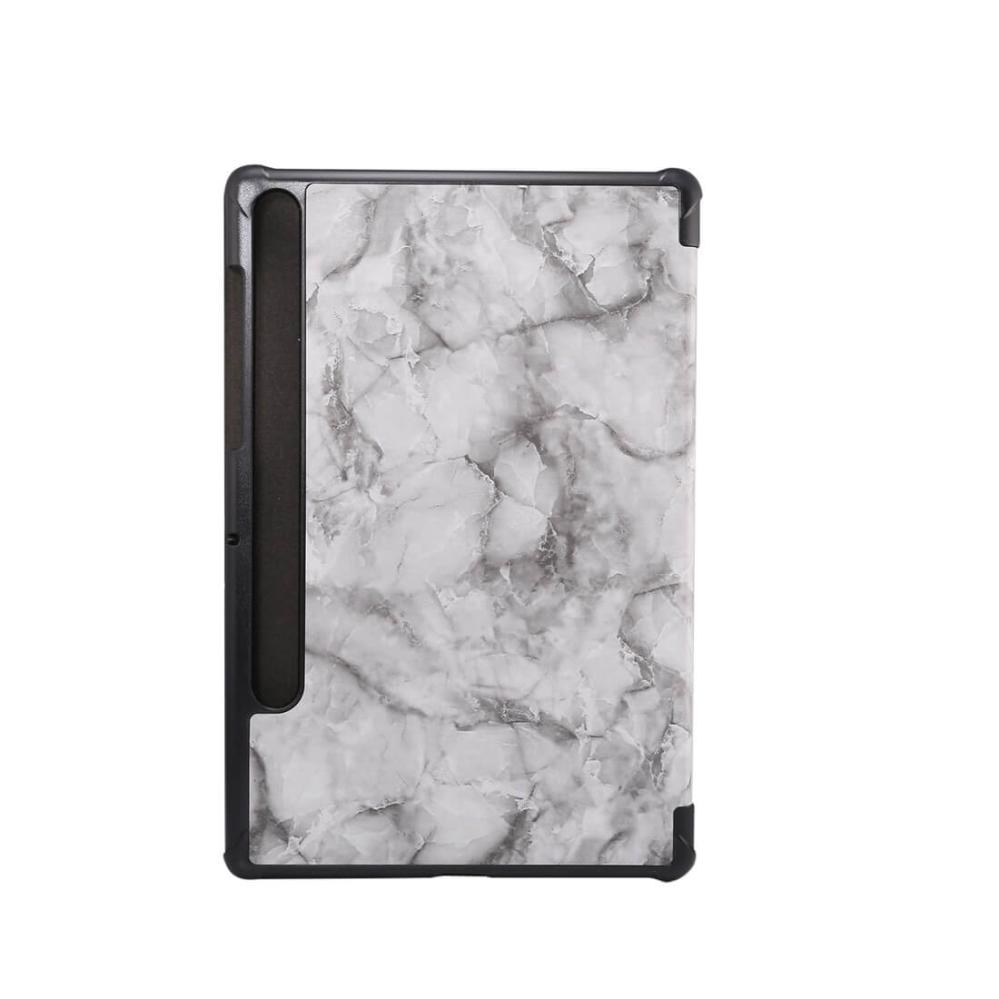 Fodral för Galaxy Tab S6 T860 med grå marmormönster