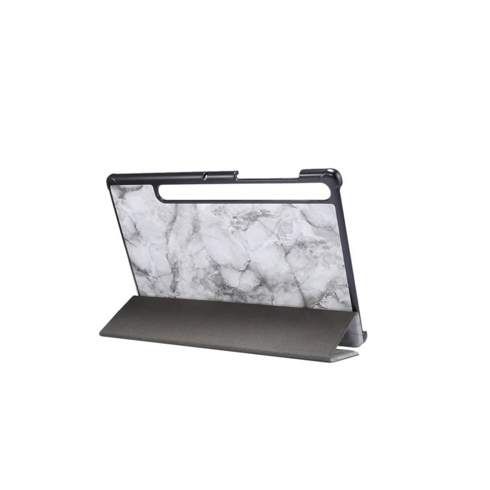 Fodral för Galaxy Tab S6 T860 med grå marmormönster