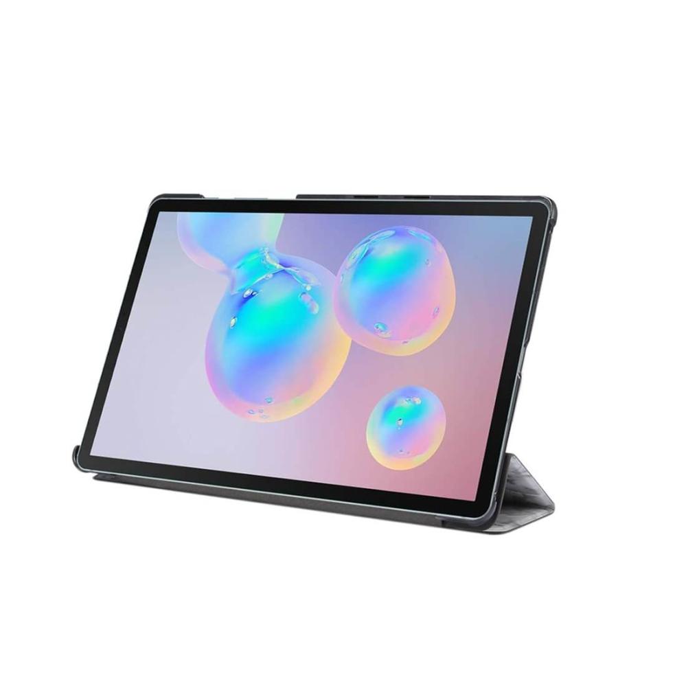 Fodral för Galaxy Tab S6 T860 med grå marmormönster