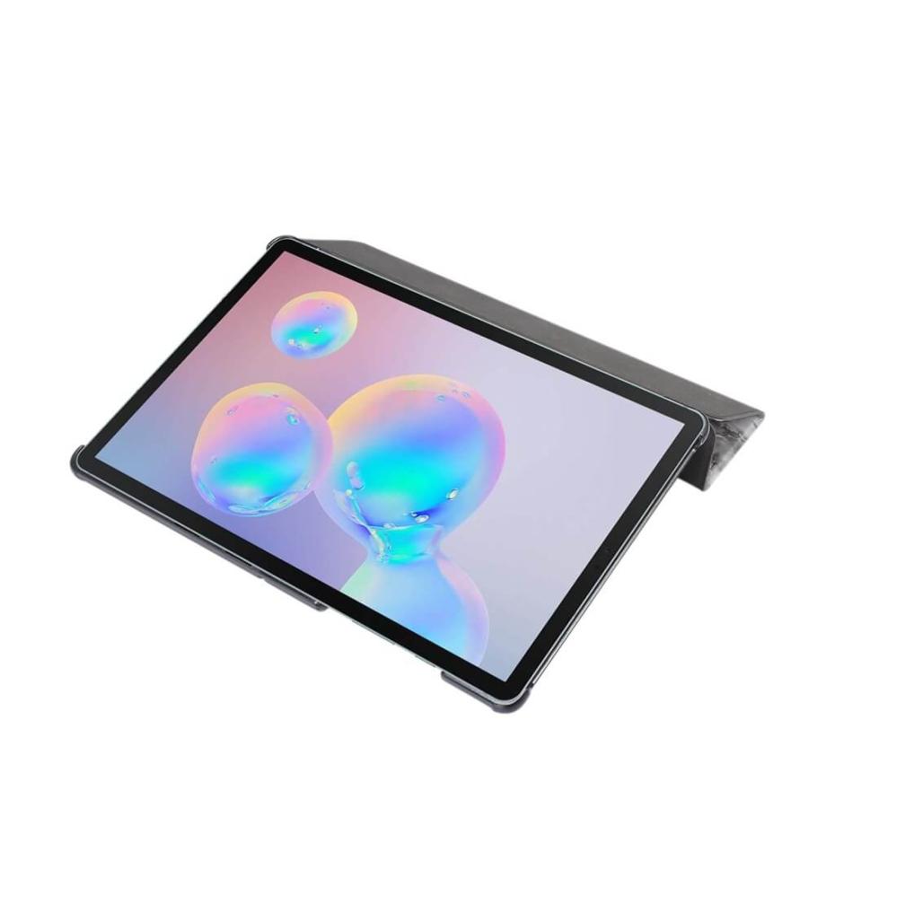 Fodral för Galaxy Tab S6 T860 med grå marmormönster