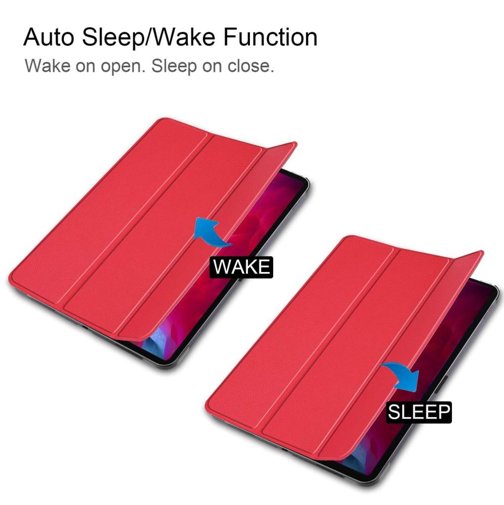 Fodral för iPad Pro 11 2018/2020/2021 med Sleep/ Wake-up funktion Röd