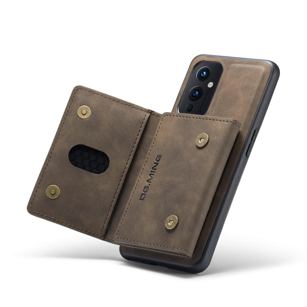 DG.MING 2 i 1 Vikbar plånbok & magnetiskt skal för Oneplus 9