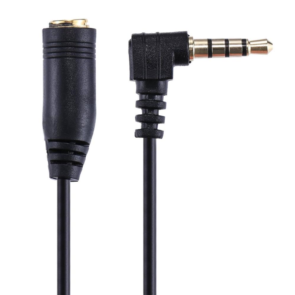 Förlängningskabel 3.5mm för stereo, mikrofon hane/hona