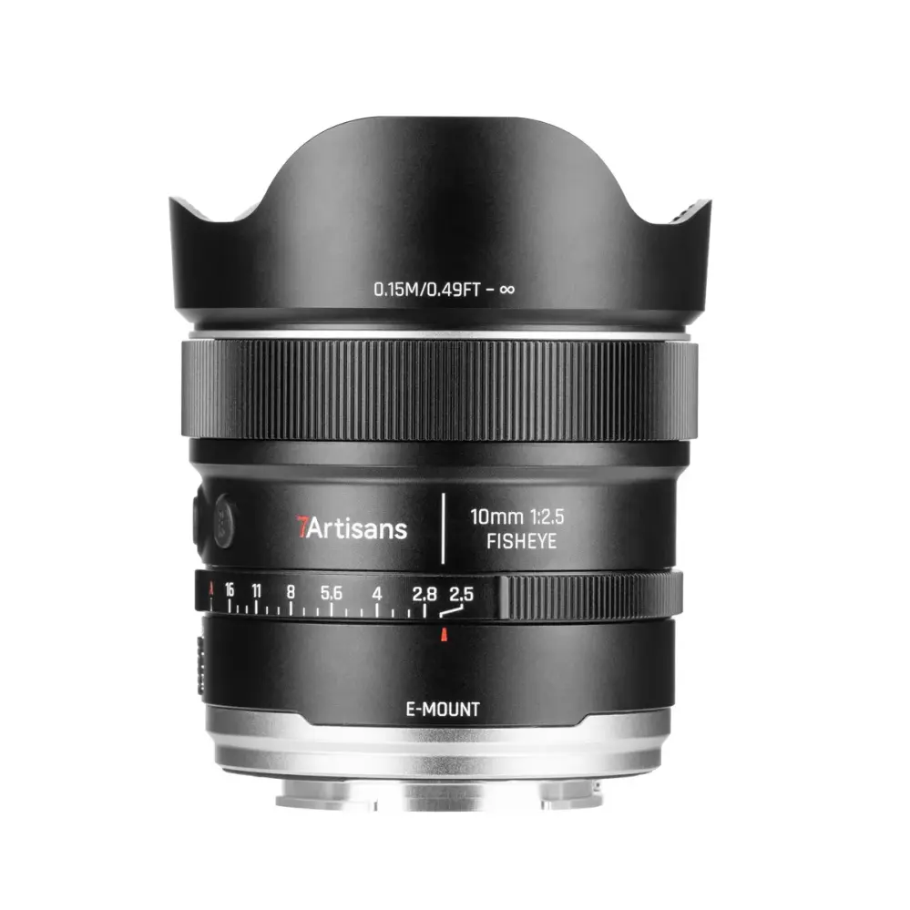  7Artisans AF 10mm f/2.5 MAX fisheye-objektiv för Sony E från Kamda – snabb leverans och trygg e-handel